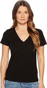 lot 17746 image: Vince Womens Essential V-Neck, Black, Medium