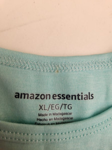 lot 17748 image: Amazon Essentials Womens Slim-Fit Tank, Pack of 2 AquaWhite Size XL