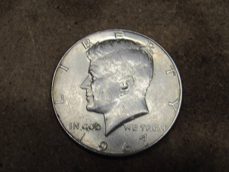 lot 7694 image: 1967 Kennedy Half Dollar Coin