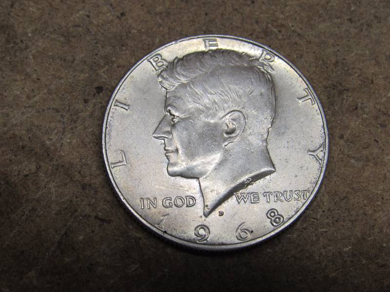 lot 7695 image: 1968 Kennedy Half Dollar Coin