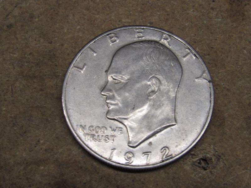 lot 7697 image: 1972 Eisenhower One Dollar Coin