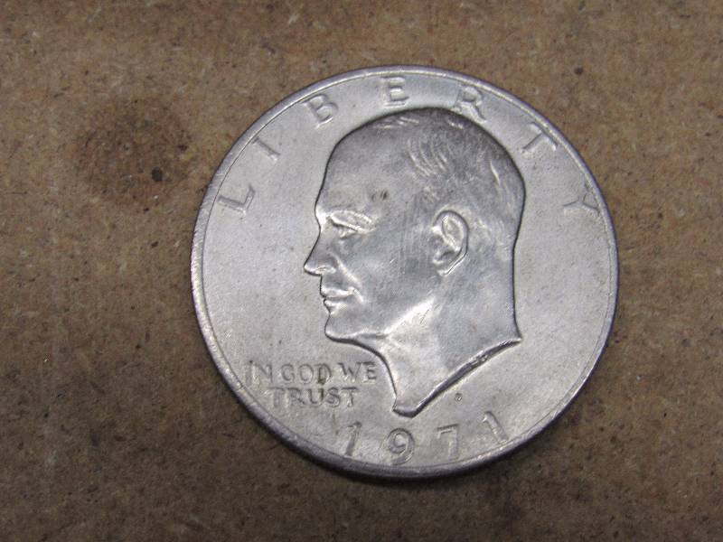 lot 7698 image: 1971 Eisenhower One Dollar Coin