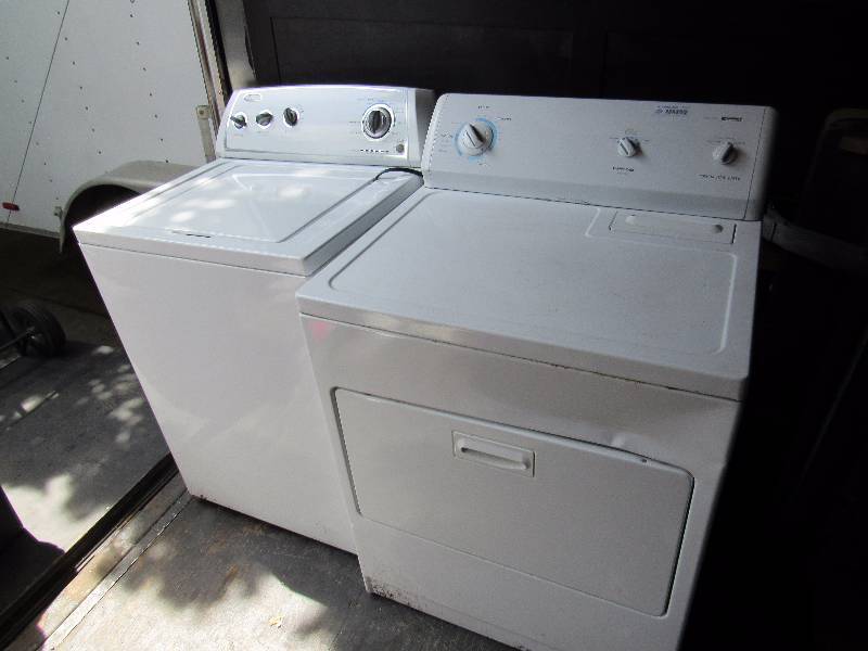lot 7777 image: Kenmore Washer and Whirlpool Dryer - see description