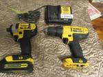 DeWalt Impact Drill & Drill w/ battery + charger - Impact Drill works great! - Drill does not work