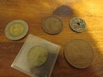 5 coins - foreign currency