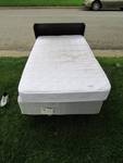 Twin Bed - Includes Twin Metal Frame, Box Spring and Mattress