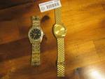 Lot of two watches - Elgin (missing a stone) & Nixon (very good condition)