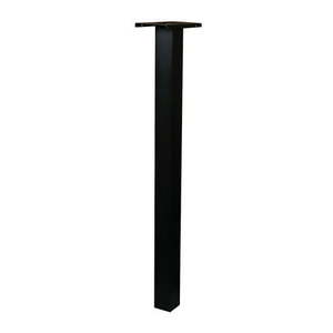 lot 1624 image: Architectural Mailboxes Brighton Aluminum Top Mount Mailbox Post Black BP000BAM