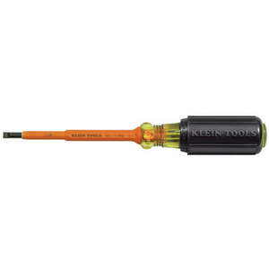 lot 2460 image: Klein Tools 601-4-INS 316 in. Cabinet 4 in. Insulated Screwdriver