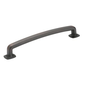 lot 2501 image: Richelieu Bp863160 Transitional 6-14 Center To Center Handle Cabinet Pull - Bronze, 8 Pack