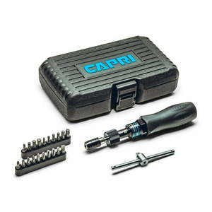 lot 3567 image: Capri Tools Precision Torque Screwdriver Set Small Black