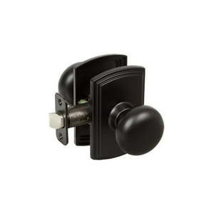 lot 5854 image: EZ-Set BP-102T-SN Italian Collection Santo Series Privacy Door Knob Set