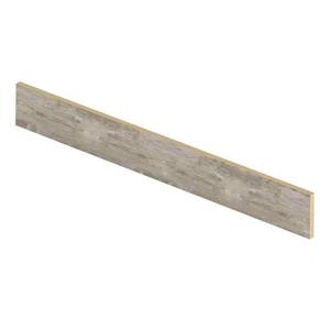 lot 5860 image: Cap A Tread Lighthouse Oak 47 in. L x 12 in. D x 7-38 in. H Vinyl Overlay Riser 3 Pack