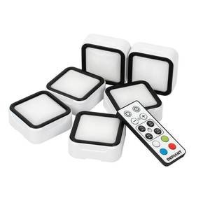 lot 1738 image: 40 Lumens Accent Light Combo With Remote Control (6-Pack)