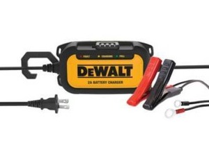 lot 1742 image: DEWALT DXAEC2 Professional 2-Amp Automotive Battery Charger and Maintainer