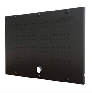 lot 1743 image: Husky 2-Pack Steel Pegboard Set in Black (24 in. W x 16 in. H) for Regular Duty Welded Steel Garage Storage System, matte