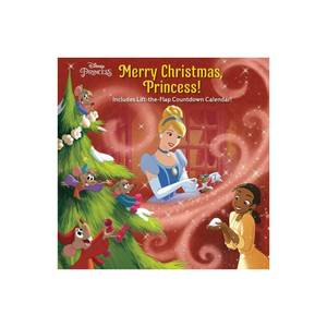 lot 2450 image: Merry Christmas, Princess (Disney Princess) - by Nicole Johnson (Hardcover)