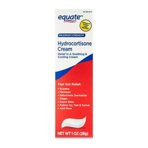 lot 3609 image: Equate Hydrocortisone Cream 1 oz 3 Pack