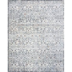 lot 3639 image: Tayse Hillside Area Rug HLS0409 Traditional Gray Faded Gradient 3 11 x 5 3 Rectangle