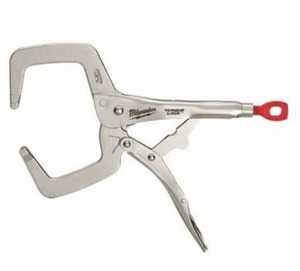 lot 5909 image: Milwaukee 48-22-3531 - Torque Lock Locking C-Clamp Pliers