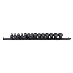 lot 5929 image: Husky 38 in. Drive Low Profile MM Impact Socket Set (14-Piece)