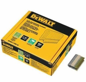lot 2533 image: Black & Decker DFS9175B1G 1.75 in. 9 gal Galvinized Barbed Staple - Pack of 960