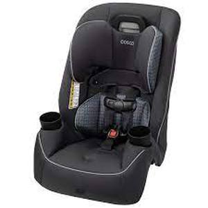 lot 1606 image: Cosco Easy Elite Slim All In One Car Seat Grey Glyphs