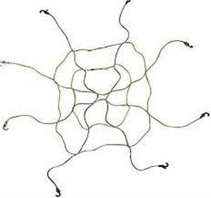 lot 1593 image: Husky Adjustable Cargo Net With Hooks Maximum Stretch Size Of 9-14ftW x 10-34ftL