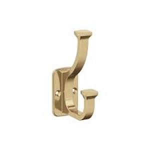 lot 1653 image: 6pk Amerock 4-12 Hook Champagne Bronze Decorative Hooks