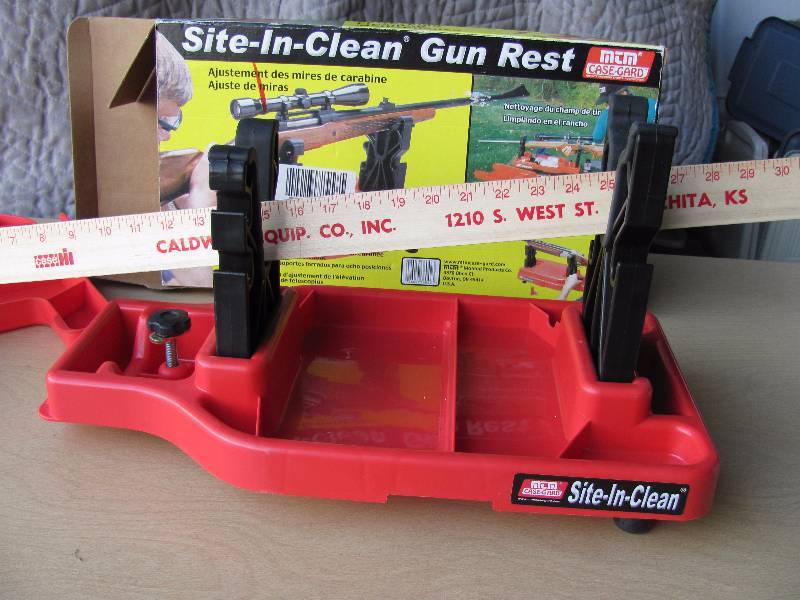 lot 8050 image: Gun Rest - CASE GUARD - Site-In-Clean - with box NICE