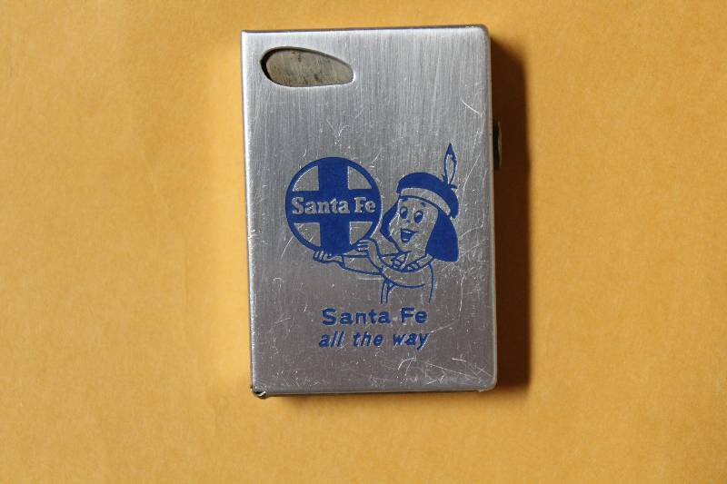 lot 8443 image: Santa Fe Lighter - Spirit - Made in West Germany