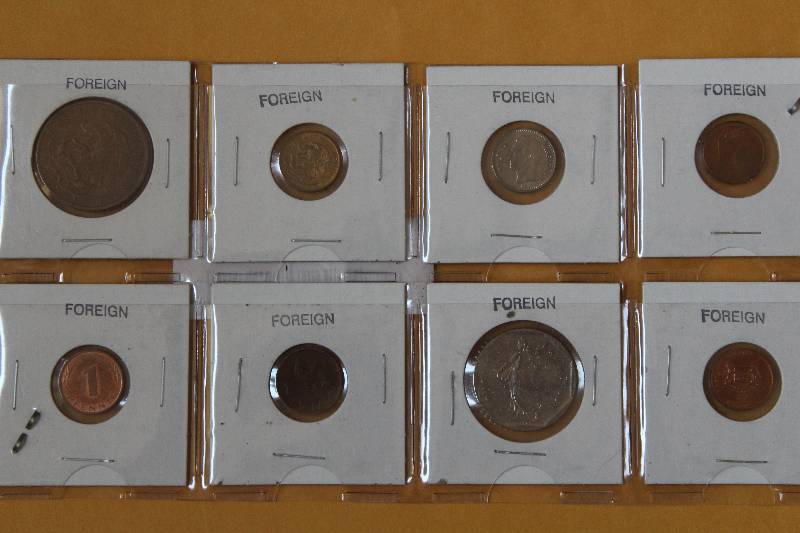 lot 8444 image: Lot of 8 Foreign Coins