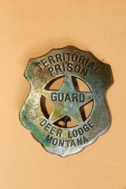 lot 8446 image: Prison Guard Badge - Territorial Prison - MONTANA