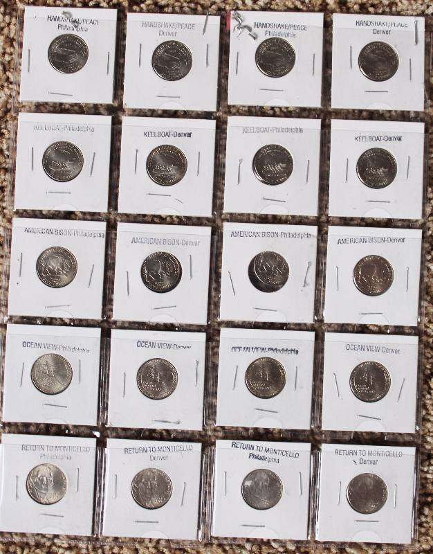 lot 8482 image: Lot of 20 Nickels - In Sleeves