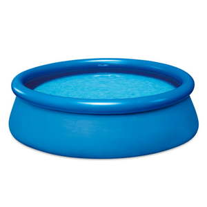 lot 1761 image: 10 ft Round Quick Set Above Ground Pool Blue Ages 6 and Up Unisex With Pump