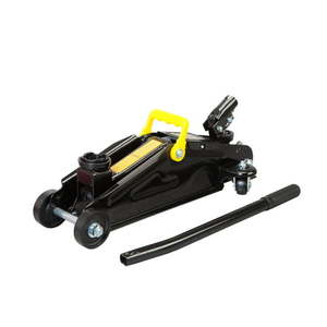 lot 2667 image: Black Jack 2 Ton Trolley Jack with 360 Rotation Handle Black T82016W
