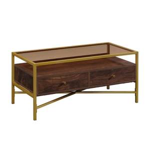 lot 5945 image: Sauder Harper Heights Coffee Table Rich Walnut Finish