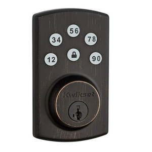 lot 3649 image: PowerBolt 2 Deadbolt - 907 Series with Smartkey - Clearpack