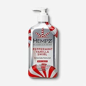 lot 2645 image: Hempz Herbal Body Moisturizer for Dry Skin Peppermint Vanilla Swirl 17 fl oz