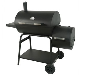 lot 1763 image: Expert Grill Offset Charcoal Grill And Smoker