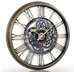 lot 1779 image: AYRELY 24 Vintage Industrial Wall Clock