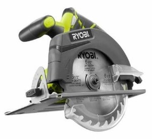lot 2615 image: Ryobi 18-Volt ONE 6-12-Inch Cordless Circular Saw (Tool Only)
