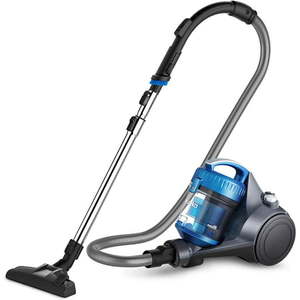 lot 23196 image: Eureka NEN110A Bagless Canister Vacuum Cleaner Lightweight Corded Vacuum for Carpets and Hard Floors Blue