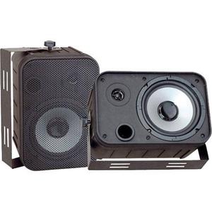 lot 23197 image: Pyle 6.5 IndoorOutdoor Waterproof Speakers (Black)