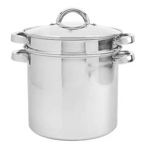 lot 61140 image: 8-qt. Stainless Steel Multipot Set