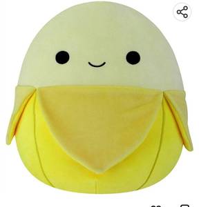 lot 61165 image: Squishmallows 14-Inch Junie Yellow Banana - Large Ultrasoft Official Kelly Toy Plush