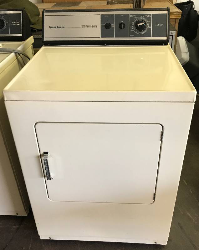 lot 3032 image: Clothes Dryer - Electric - HEAVY DUTY SPEED QUEEN - Worked when uninstalled