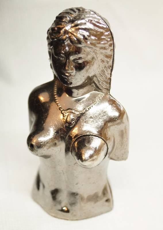 lot 4095 image: Sexy Girl Lighter - Refillable - Push one in, the other lights a flame Woo-woo