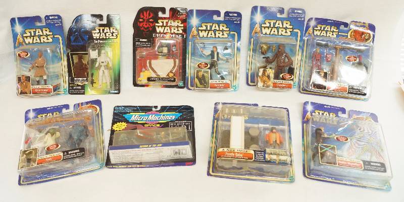 lot 4115 image: Lot of Star Wars Toys - NEW IN THE PACKAGES See photos for each toy