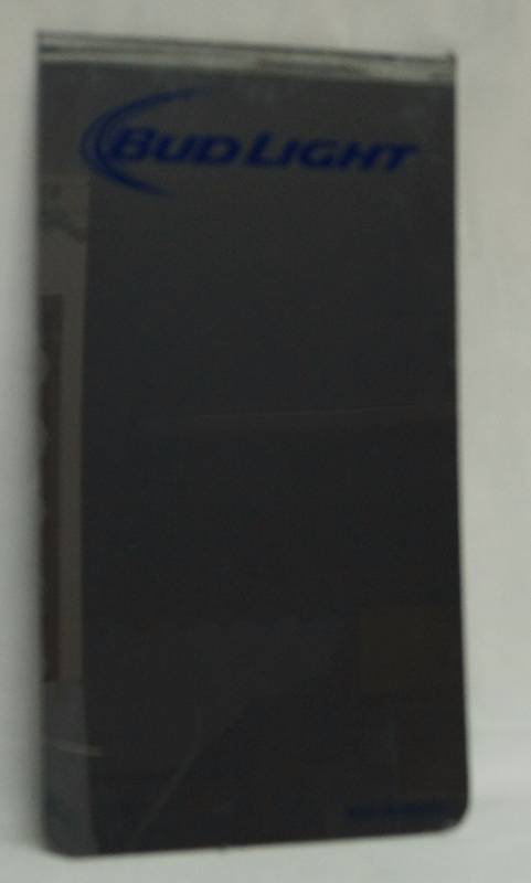 lot 4156 image: BUD LIGHT Acrylic Panel with rounded bottom corners 16.5 wide x 30.25 tall